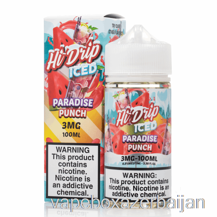 Vape Baku ICED Paradise Punch - Hi-Drip E-Liquids - 100mL 0mg